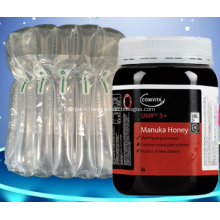 Cushion air column packaging for honey bottles